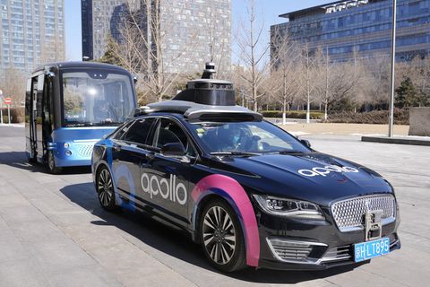 In zwei chinesischen Metropolen fahren ab sofort selbstfahrende Taxis von Baidu
