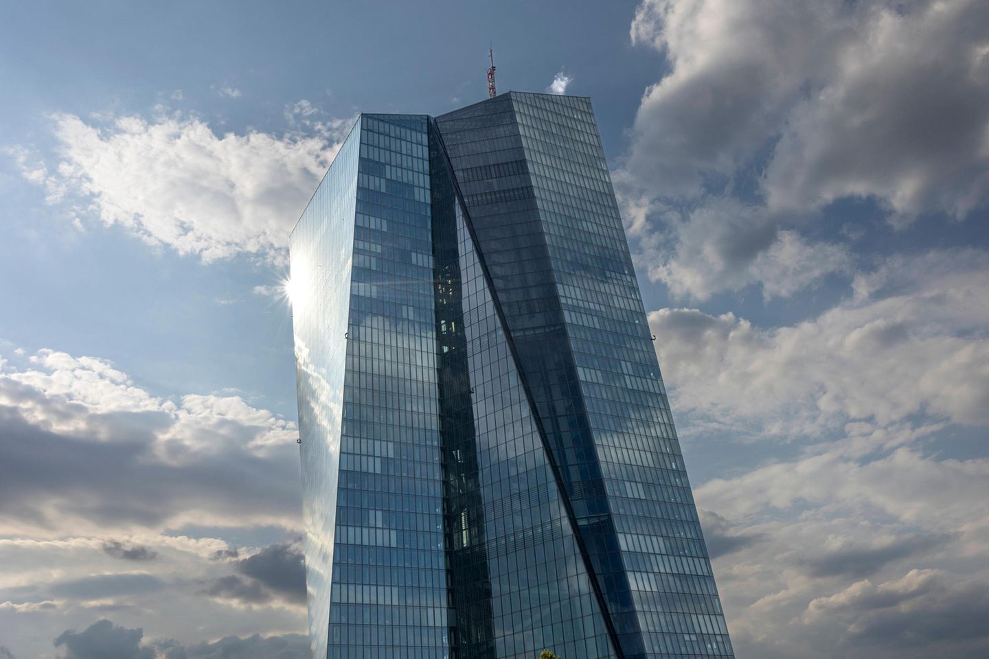 Der EZB-Turm in Frankfurt