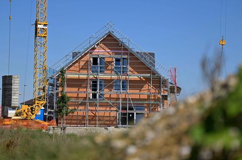 Neubaugebiet in Türkheim im Unterallgäu