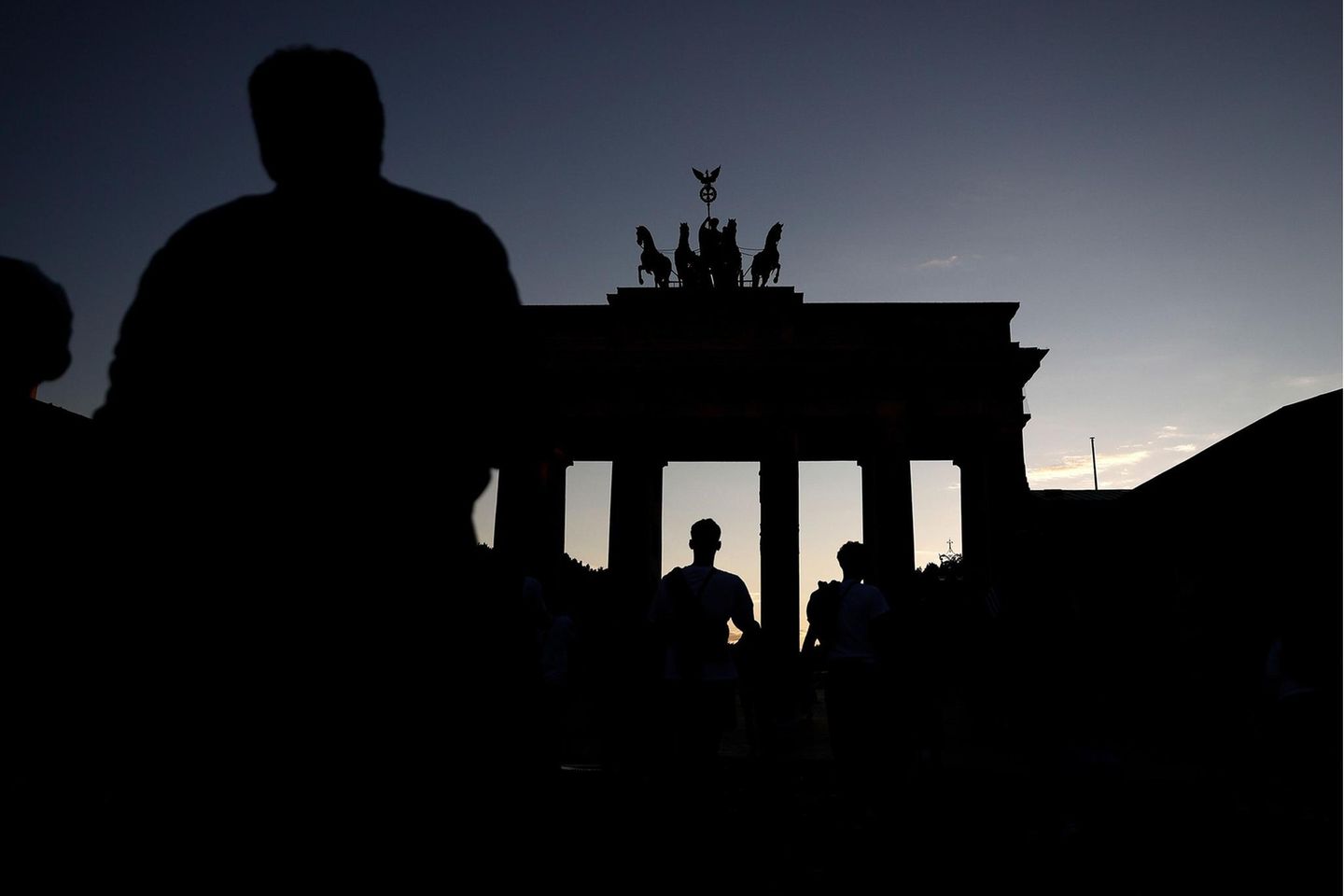 Seit dem 1. September wird das Brandenburger Tor nachts nicht mehr beleuchtet