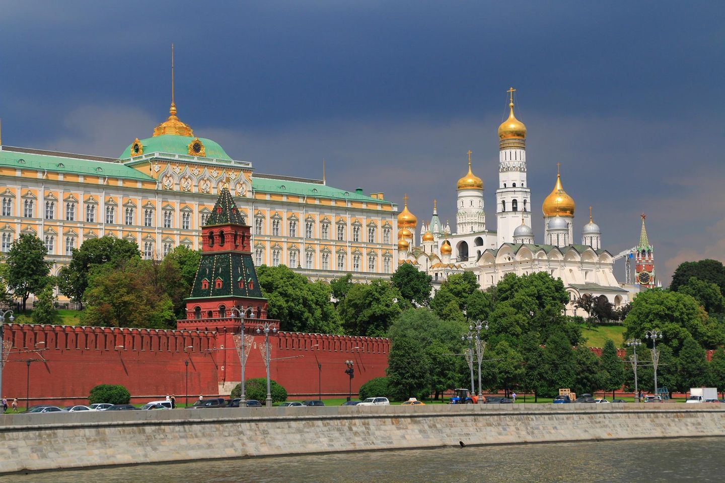 Der Kreml in Moskau ist Amtssitz des russischen Präsidenten Wladimir Putin