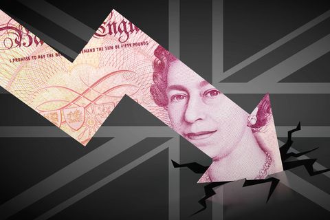 Die britische Währung, das Pfund Sterling, ist am Montag auf ein Allzeittief gefallen