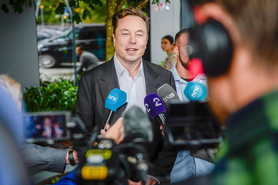 Elon Musk spricht Ende August in Norwegen zur Presse