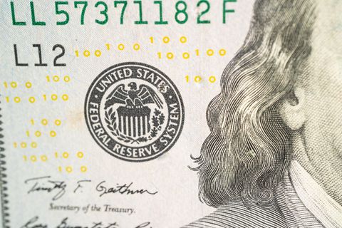 Detail einer Dollarnote