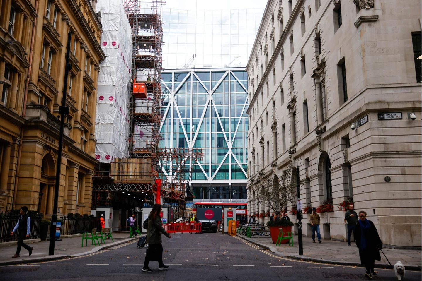 Das Bürogebäude 21 Moorfields, das die neue Londoner Zentrale der Deutschen Bank beherbergen wird.