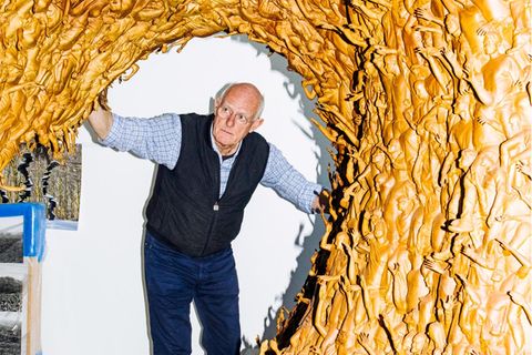 Tony Cragg in seinem Wuppertaler Atelier