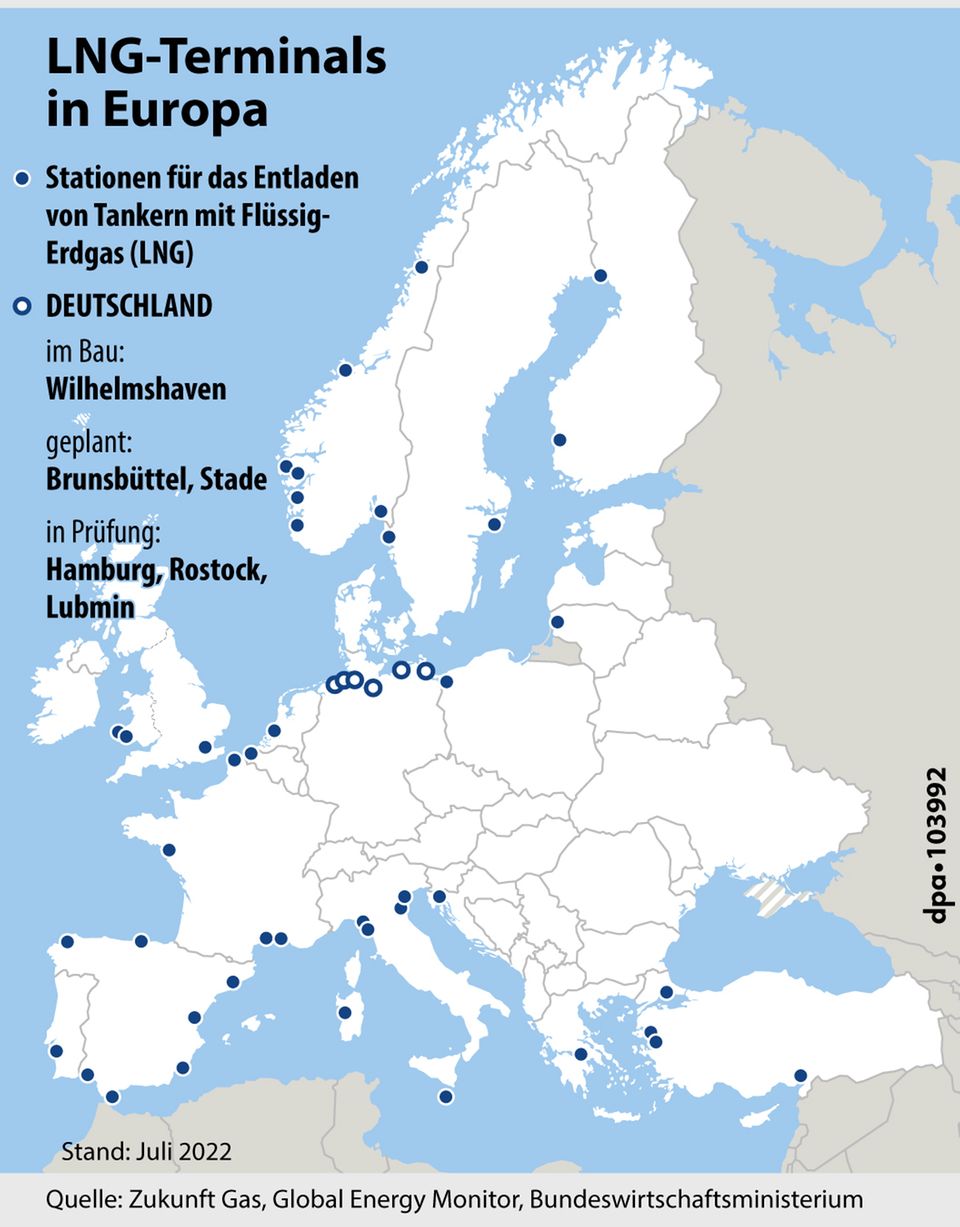 LNG-Infrastruktur in der Europäischen Union