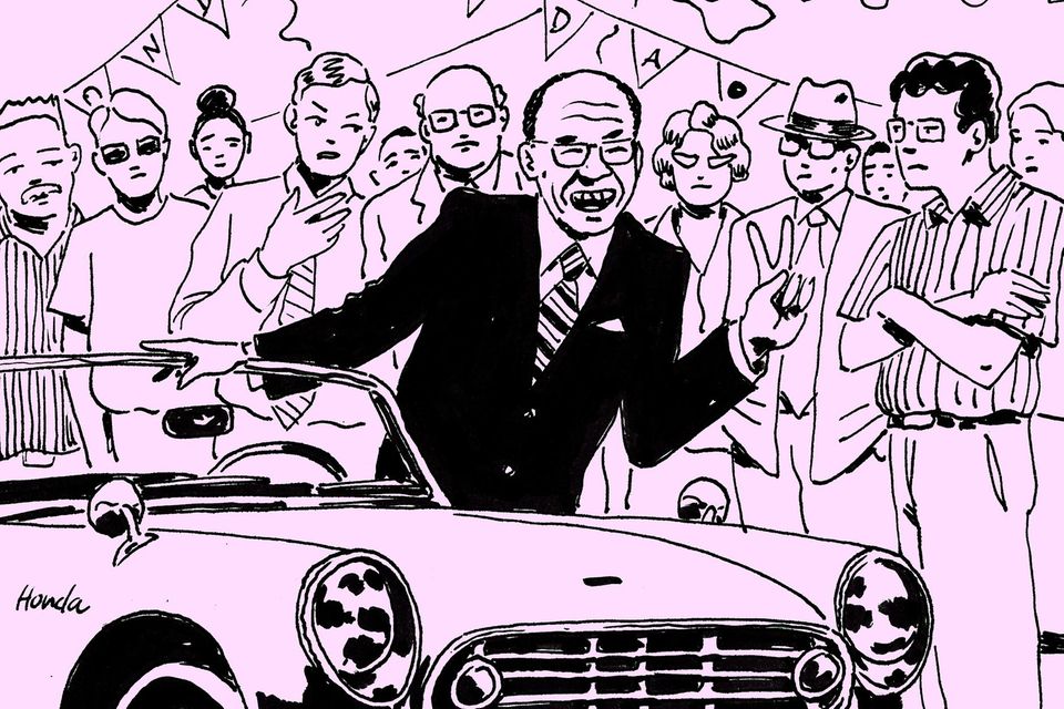Schickes Auto, viel Skepsis: Sōichirō Honda in Deutschland