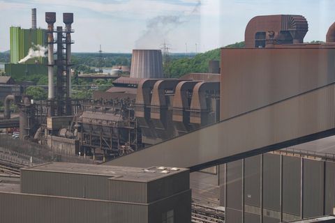 Stahlwerk von Thyssenkrupp Steel Europe in Duisburg