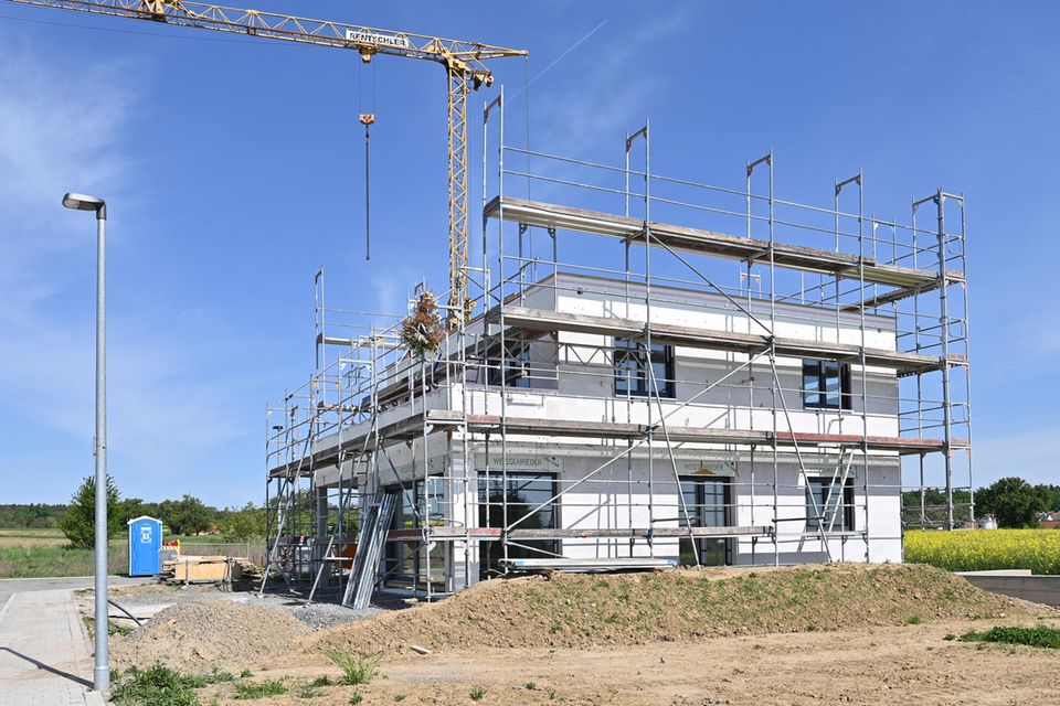 Ein Haus im Bau