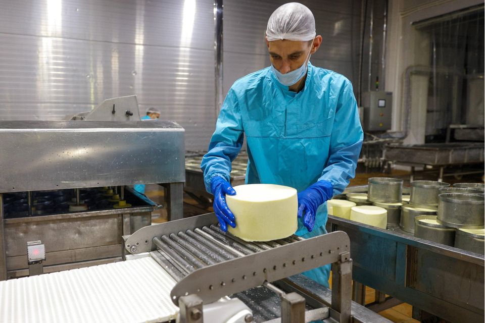 Vor allem Molkereien zogen ihre Preise stark an. Käse und Quark kosteten 38,3 Prozent mehr, Milch 36,1 Prozent