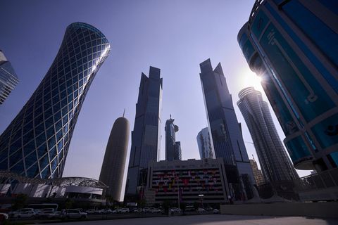 Skyline von Doha, der Hauptstadt Katars