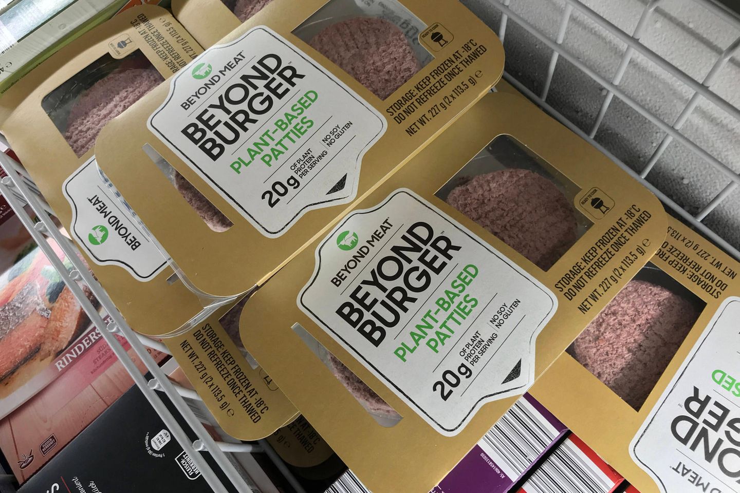 Vegane Burgerpatties von Beyond Meat: Der kalifornische Hersteller galt einmal als aufstrebender Star der Branche