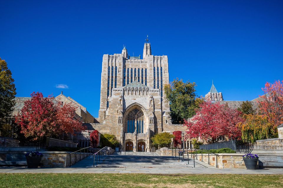 Die Yale University belegte wie im Vorjahr Platz neun auf der Liste der besten Hochschulen 2023. Sie fiel in den Top 10 durch den kleinsten Anteil an ausländischen Studierenden (21 Prozent) sowie die geringe Zahl von Studierenden je Lehkraft (5,9) auf.