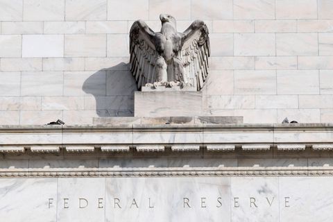 Gebäude der US-Notenbank Fed in Washington D.C.