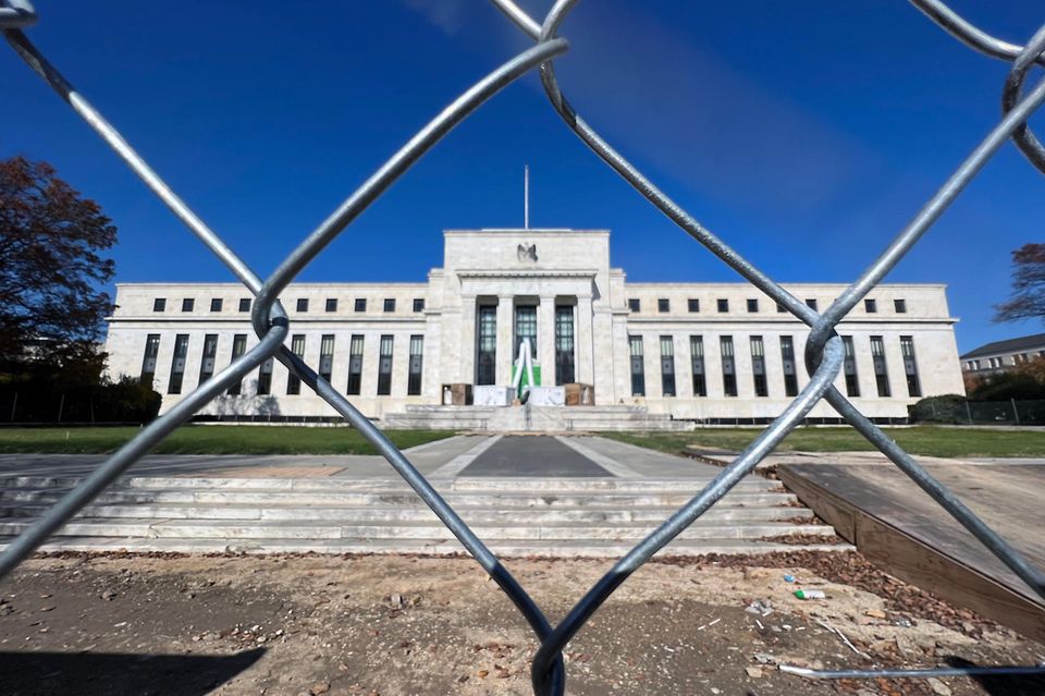 Das Gebäude der amerikanischen Zentralbank Fed