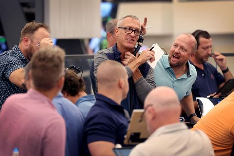 Händler an der Chicagoer Optionsbörse Cboe