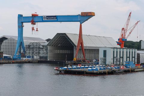 Bei ThyssenKrupp Marine Systems in Kiel werden die betreffenden U-Boote ab September 2023 gebaut