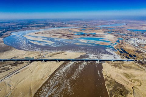 Am Gelben Fluss in der Stadt Baotou in der Inneren Mongolei liegt eines der chinesischen Produktionszentren für Seltene Erden.
