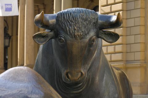 Sind die Bullen schon wieder los am Aktienmarkt? Zumindest ist die Stimmung zum Jahresauftakt gut an der Frankfurter Börse