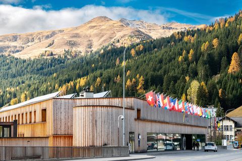 Im Kongresszentrum von Davos trifft sich das Weltwirtschaftsforum einmal pro Jahr