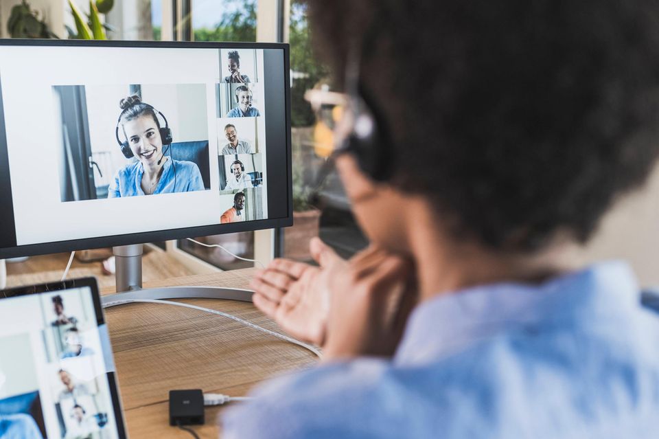 Videokonferenz aus dem Homeoffice