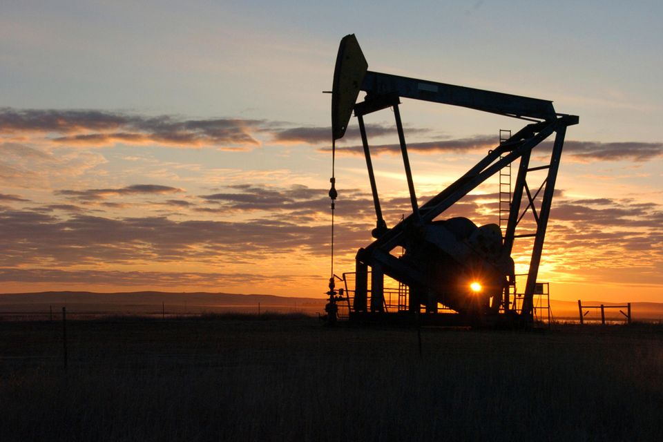 Fracking-Bohrung im Bakken-Feld