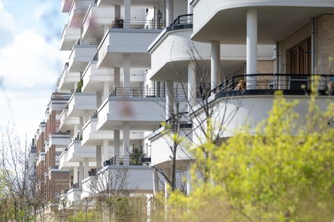 Neubauten im Frankfurter Europaviertel