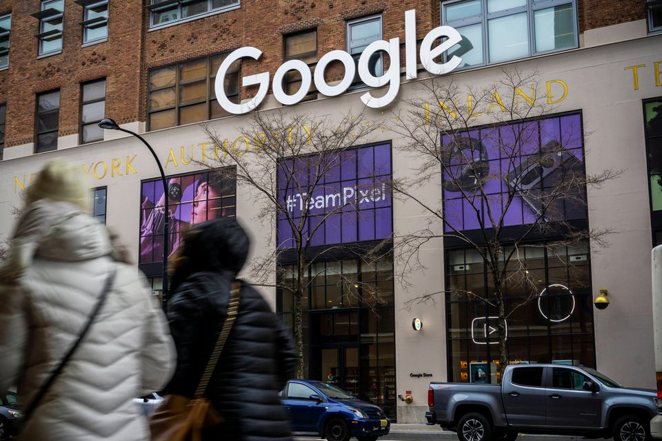Google-Büro in New York. Die Konzernmutter Alphabet will 12.000 Mitarbeiterinnen und Mitarbeiter entlassen – nur eine von vielen Meldungen dieser Art