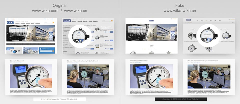 Der Sonderpreis „Identitätsklau“ geht an die Webseite wika-wika.cn. „Ein Produkt zu fälschen ist dreist - die ganze Identität eines renommierten Herstellers inklusive Fotos, Texten und Historie zu klauen, ist skrupellos“, heißt es zur Begründung. Bei der Webseite handelt es sich nämlich nicht um die chinesische Internetpräsenz des deutschen Herstellers von Druckmessgeräten, wie suggeriert wird. Marken- und Urheberrechtsverletzungen, die bewusste Täuschung der Nutzer der Website - und der gute Ruf von WIKA werde für eigene Zwecke schamlos ausgenutzt, so die Aktion Plagiarius. Der Identitätsklau nehme extrem zu.
