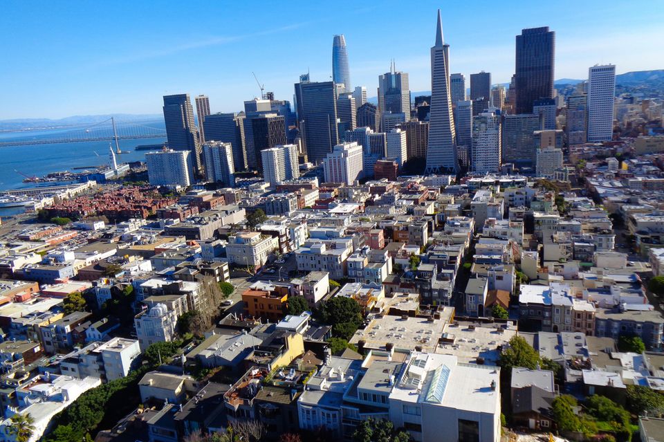 Downtown San Francisco: Im Epizentrum des Silicon Valley werden massenweise Mitarbeiter vor die Tür gesetzt