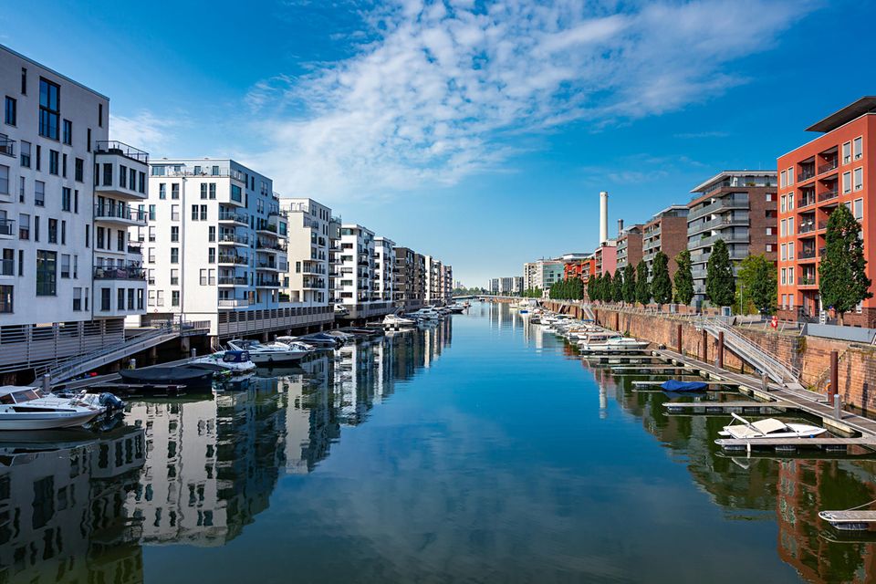 Das Quartier am Westhafen in Frankfurt am Main