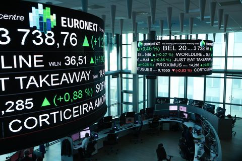 Euronext-Handelssaal in Paris: In Europa finden Aktionäre noch gute Kaufgelegenheiten