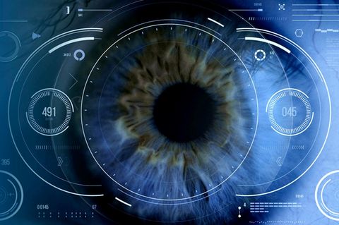 Augen werden per KI-Technologie vermessen