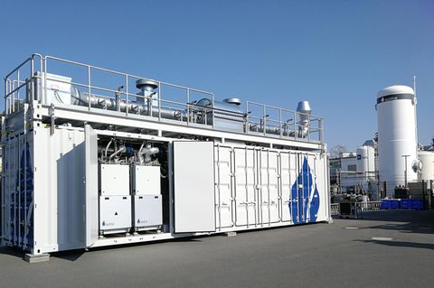 Elektrolyseur von Sunfire: Das Dresdner Start-up will im boomenden Wasserstoff-Markt vorn mitmischen