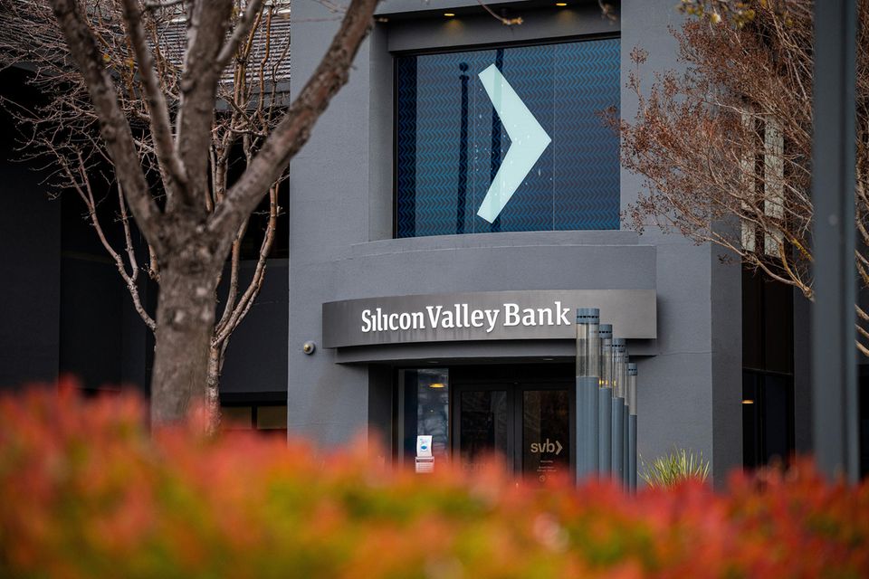 Zentrale der Silicon Valley Bank in Santa Clara