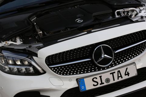Mercedes mit einem Dieselmotor