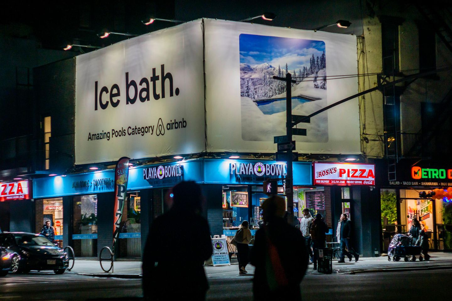 Airbnb-Werbung in New York