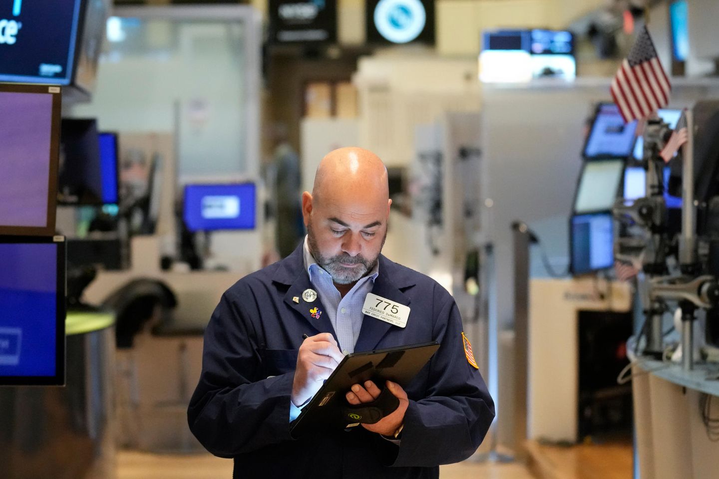 Händler an der New Yorker Börse