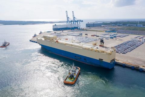 Der Hafen Hambantota auf Sri Lanka. China organisierte den Bau praktisch im Alleingang, dafür musste der Inselstaat ihn für 99 Jahre an das Reich der Mitte verpachten