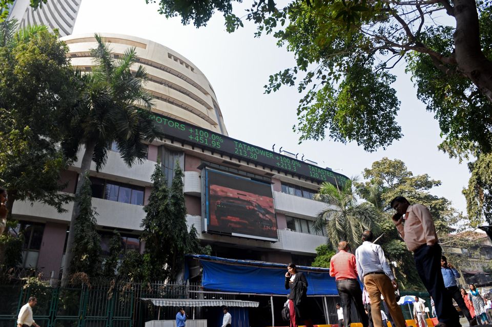 Gebäude der Börse in Mumbai