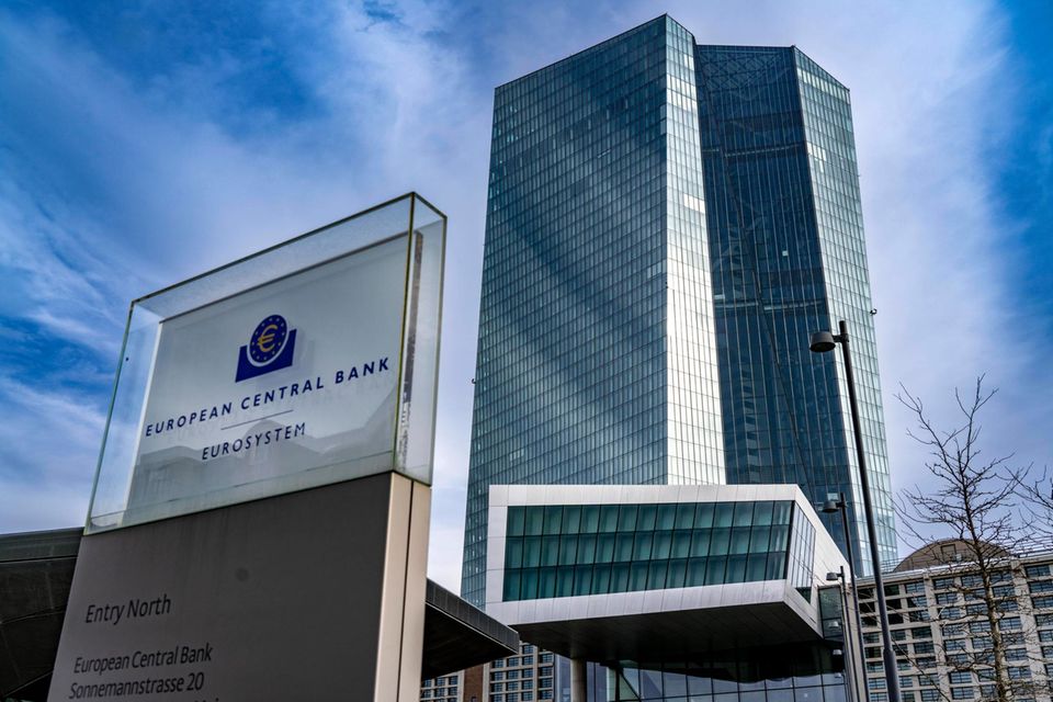 Gebäude der Europäischen Zentralbank in Frankfurt
