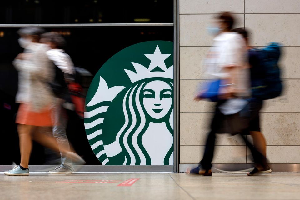 Starbucks-Filiale am Bahnhof