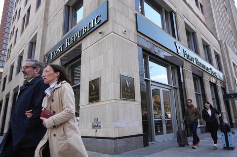 Eine Filiale der First Republic Bank in Boston