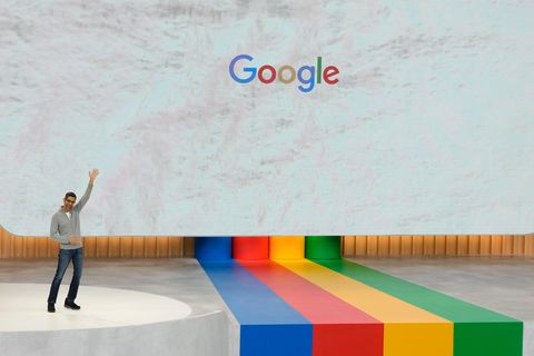 Alphabet-Chef Sundar Pichai auf der Entwicklerkonferenz Google I/O in Mountain View