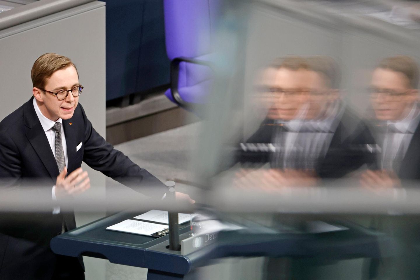 Philipp Amthor bei einer Rede im Bundestag