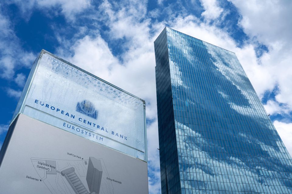 Hauptsitz der Europäischen Zentralbank im Frankfurter Stadtteil Ostend