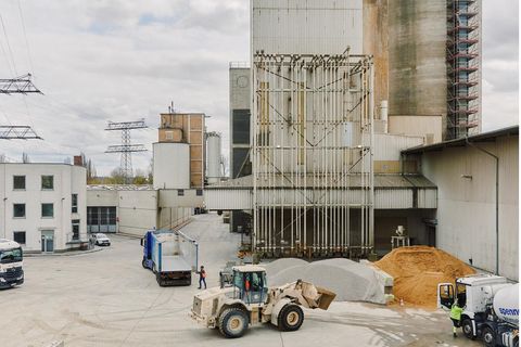 Die Firma Spenner produziert in Berlin Zement und Beton