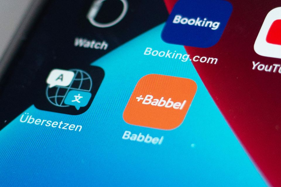 Das Logo der Sprachlern-App Babbel