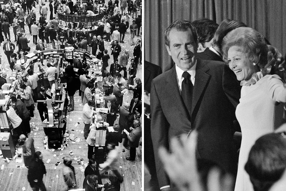 Nach Richard Nixons Wiederwahl 1972 erreichte der Dow Jones den höchsten Tagesgewinn seiner Geschichte